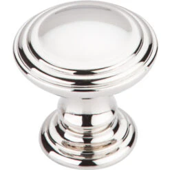 Top Knobs - Reeded 1 1/4 Inch Diameter Round Knob -Plumb Tile TK320PN