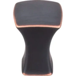 Top Knobs - Glacier 3/4 Inch Length Square Knob -Plumb Tile TK550UM