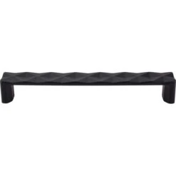 Top Knobs Top Knobs - Quilted 6 5/16 Inch Center To Center Bar Pull 13 Top Knobs Top Knobs - Quilted 6 5/16 Inch Center To Center Bar Pull -Plumb Tile TK563BLK