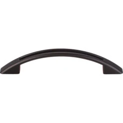 Top Knobs Top Knobs - Tango Cut Out 3 3/4 Inch Center To Center Bar Pull -Plumb Tile TK618SAB
