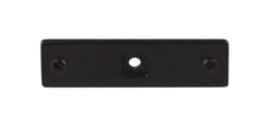 Top Knobs - Channing Backplate -Plumb Tile TK741BLK