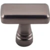 Top Knobs - Kingsbridge 1 3/8 Inch Length Rectangle Knob 2 Top Knobs - Kingsbridge 1 3/8 Inch Length Rectangle Knob -Plumb Tile TK850AG