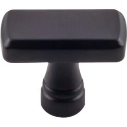 Top Knobs - Kingsbridge 1 3/8 Inch Length Rectangle Knob -Plumb Tile TK850BLK