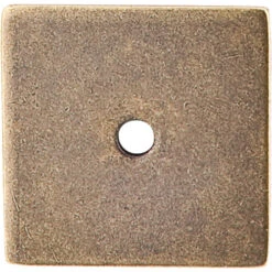 Top Knobs - Square Backplate 12 Top Knobs - Square Backplate -Plumb Tile TK95GBZ