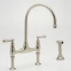Rohl Rohl - Perrin & Rowe Georgian Era Bridge Kitchen Faucet With Side Spray -Plumb Tile U4719L U4718X