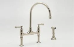 Rohl Rohl - Perrin & Rowe Georgian Era Bridge Kitchen Faucet With Side Spray