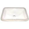 Nantucket Sinks Nantucket Sinks - Undermount Ceramic Sink In White -Plumb Tile UM 159 W 2
