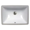 Nantucket Sinks Nantucket Sinks - 16 Inch X 11 Inch Undermount Ceramic Sink In White -Plumb Tile UM 16x11 W