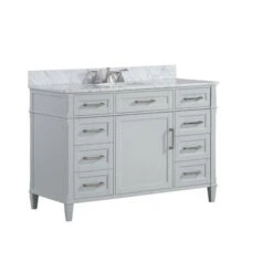 Bemma Bemma - Montauk 48 Inch Bathroom Vanity With Top And Sink -Plumb Tile V MT48SFM 01 M03O 3