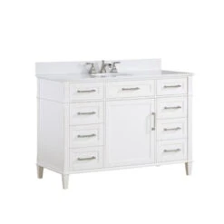Bemma Bemma - Montauk 48 Inch Bathroom Vanity With Top And Sink -Plumb Tile V MT48SFM 03 C03O 3