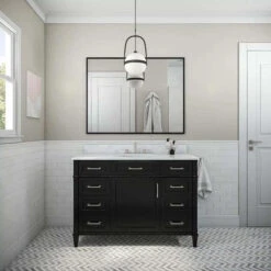 Bemma Bemma - Montauk 48 Inch Bathroom Vanity With Top And Sink -Plumb Tile V MT48SFM 04 M03O 3