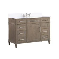 Bemma Bemma - Montauk 48 Inch Bathroom Vanity With Top And Sink -Plumb Tile V MT48SFM 06 C03O 3