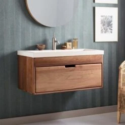 Native Trails Native Trails - Topanga 36 Inch Floating Vanity In Walnut