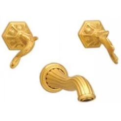 Phylrich - Dolphin Wall Mounted Lavatory Faucet - Trim Only