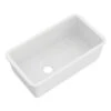 Rohl Rohl - Allia 34 Inch Fireclay Single Bowl Undermount Kitchen Sink 1 Rohl Rohl - Allia 34 Inch Fireclay Single Bowl Undermount Kitchen Sink -Plumb Tile W 6497 L 38585