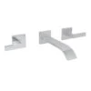 Rohl - Wave Wall Mount Lavatory Faucet Trim 1 Rohl - Wave Wall Mount Lavatory Faucet Trim -Plumb Tile W WA751 L 40028