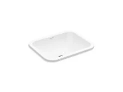 Kallista Kallista - Perfect Under-Mount Sink W/ Overflow, Soft Rectangle