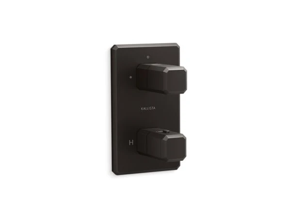 Kallista Kallista - Bezel 2-Outlet Stacked Thermostatic Trim 7 Kallista Kallista - Bezel 2-Outlet Stacked Thermostatic Trim - Image 5
