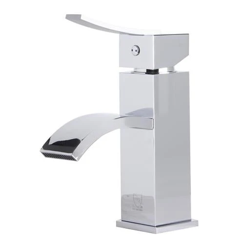 Alfi - Square Body Curved Spout Single Lever Bathroom Faucet 3 Alfi - Square Body Curved Spout Single Lever Bathroom Faucet