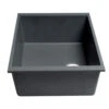 Alfi Alfi - Black 24 Inch Undermount Single Bowl Granite Composite Kitchen Sink 2 Alfi Alfi - Black 24 Inch Undermount Single Bowl Granite Composite Kitchen Sink -Plumb Tile ab2420um t 1 1