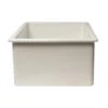 Alfi Alfi - 30 Inch White Undermount / Drop In Fireclay Kitchen Sink -Plumb Tile ab3018ud w 1 1