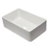Alfi Alfi - 33 Inch Reversible Single Fireclay Farmhouse Kitchen Sink -Plumb Tile ab3320sb w