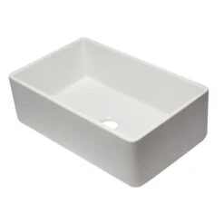 Alfi Alfi - 33 Inch Reversible Single Fireclay Farmhouse Kitchen Sink
