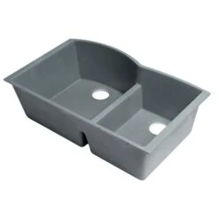 Alfi Alfi - 33 Inch Double Bowl Undermount Granite Composite Kitchen Sink