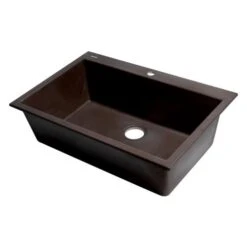 Alfi Alfi - 33 Inch Single Bowl Drop In Granite Composite Kitchen Sink