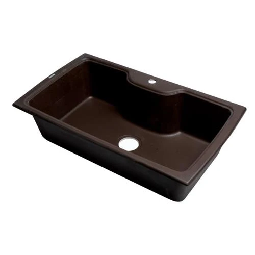 Alfi Alfi - 35 Inch Drop-In Single Bowl Granite Composite Kitchen Sink 6 Alfi Alfi - 35 Inch Drop-In Single Bowl Granite Composite Kitchen Sink - Image 4