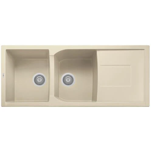 Alfi Alfi - 46 Inch Double Bowl Granite Composite Kitchen Sink With Drainboard 4 Alfi Alfi - 46 Inch Double Bowl Granite Composite Kitchen Sink With Drainboard - Image 2