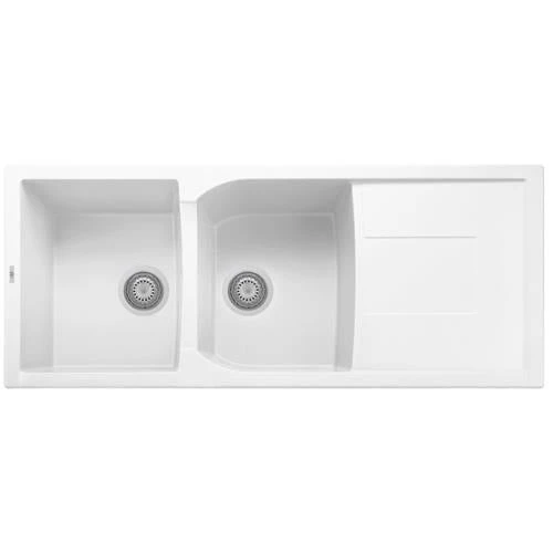 Alfi Alfi - 46 Inch Double Bowl Granite Composite Kitchen Sink With Drainboard 7 Alfi Alfi - 46 Inch Double Bowl Granite Composite Kitchen Sink With Drainboard - Image 5