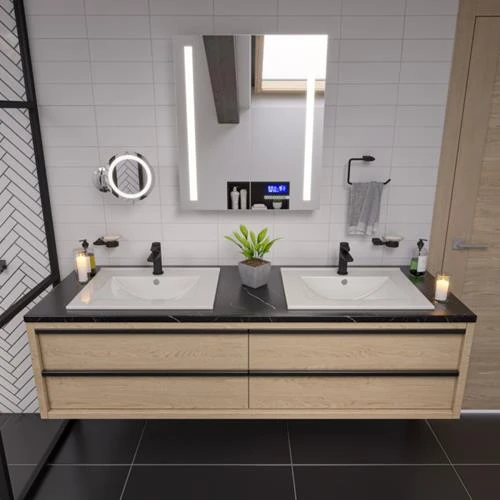 Alfi Alfi - 26 Inch X 30 Inch Double Door LED Light Bluetooth Medicine Cabinet 3 Alfi Alfi - 26 Inch X 30 Inch Double Door LED Light Bluetooth Medicine Cabinet