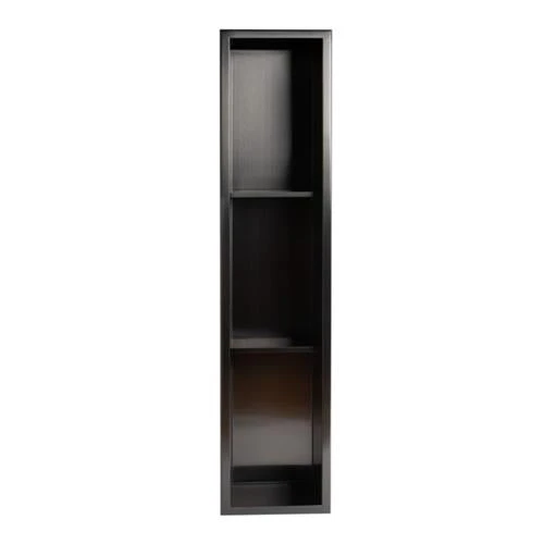 Alfi Alfi - 8 Inch X 36 Inch Stainless Steel Vertical Triple Shelf Shower Niche 4 Alfi Alfi - 8 Inch X 36 Inch Stainless Steel Vertical Triple Shelf Shower Niche - Image 2