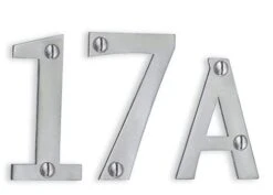 Beslagsboden - House Number 1 In Stainless Steel