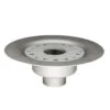 Infinity Drain - Bonded Flange Stainless Steel Drain 2 Inch Throat, 2 Inch No Hub Outlet 2 Infinity Drain - Bonded Flange Stainless Steel Drain 2 Inch Throat, 2 Inch No Hub Outlet -Plumb Tile bfs22