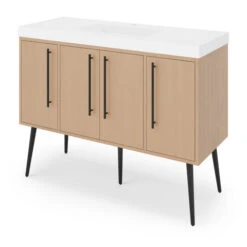Jeffrey Alexander Jeffrey Alexander - Tempest 48 Inch W Single Basin Bathroom Vanity Set 24 Jeffrey Alexander Jeffrey Alexander - Tempest 48 Inch W Single Basin Bathroom Vanity Set -Plumb Tile btio0mundrceoldeeens large 1bd5a6c9 92de 4309 9726 487744309cfa
