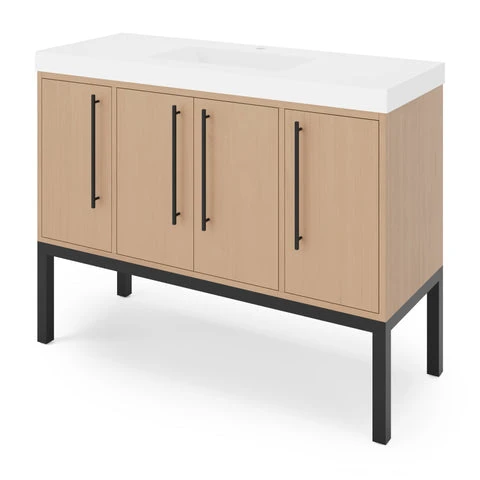 Jeffrey Alexander Jeffrey Alexander - Tempest 48 Inch W Single Basin Bathroom Vanity Set 13 Jeffrey Alexander Jeffrey Alexander - Tempest 48 Inch W Single Basin Bathroom Vanity Set - Image 11