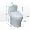 Toto Toto - Washlet+ Aquia Iv Two-Piece Elongated Dual Flush 1.28 And 0.9 Gpf Toilet And Washlet C5 Bidet Seat 1 Toto Toto - Washlet+ Aquia Iv Two-Piece Elongated Dual Flush 1.28 And 0.9 Gpf Toilet And Washlet C5 Bidet Seat -Plumb Tile czaf0ryzr17s02m538ww