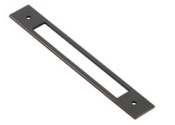 Emtek - Modern Backplate For Cabinet Pull, 6 Inch C-C