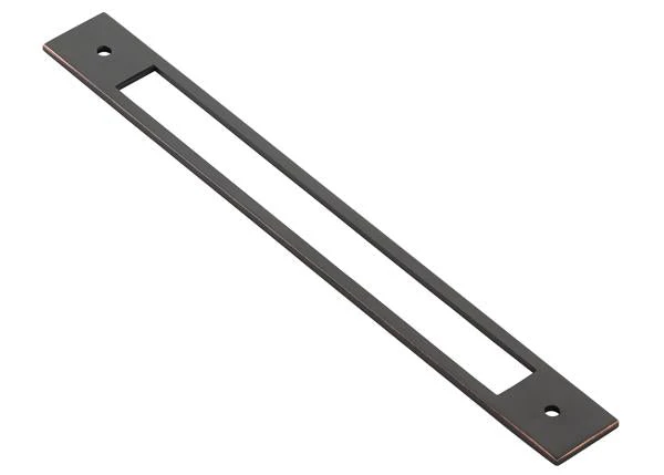 Emtek - Modern Backplate For Cabinet Pull, 8 Inch C-C 3 Emtek - Modern Backplate For Cabinet Pull, 8 Inch C-C