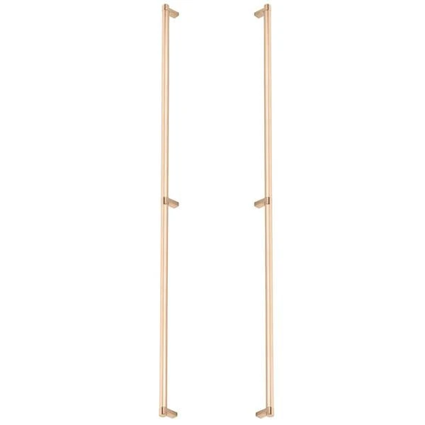 Emtek Emtek - Back To Back, Select Appliance Pull 36 Inch C-C, Rectangular Stem, Smooth Bar 3 Emtek Emtek - Back To Back, Select Appliance Pull 36 Inch C-C, Rectangular Stem, Smooth Bar