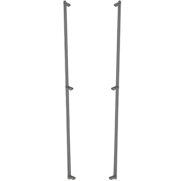 Emtek Emtek - Back To Back, Select Appliance Pull 36 Inch C-C, Rectangular Stem, Smooth Bar 12 Emtek Emtek - Back To Back, Select Appliance Pull 36 Inch C-C, Rectangular Stem, Smooth Bar - Image 10