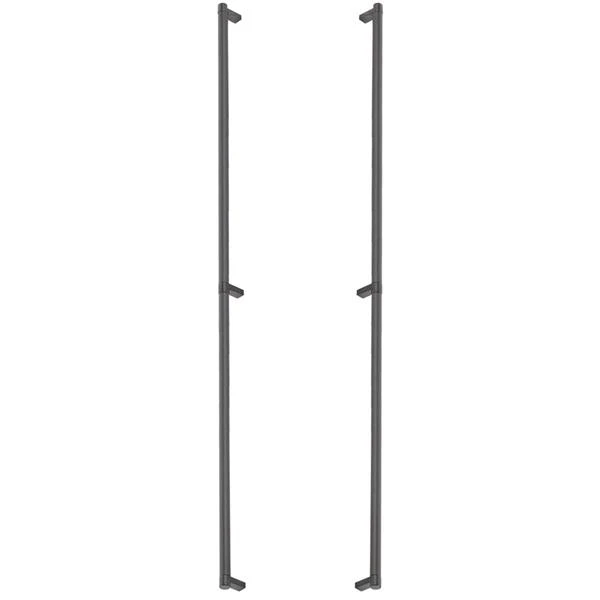 Emtek Emtek - Back To Back, Select Appliance Pull 36 Inch C-C, Rectangular Stem, Smooth Bar 4 Emtek Emtek - Back To Back, Select Appliance Pull 36 Inch C-C, Rectangular Stem, Smooth Bar - Image 2