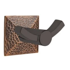 Emtek - Brass Modern Double Hook 39 Emtek - Brass Modern Double Hook -Plumb Tile emt280906us10b 94