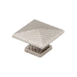 Emtek - Arts & Crafts Square Dimpled Knob, 1-3/4 Inch -Plumb Tile emt86212us15 77