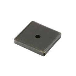 Emtek - Sandcast Bronze Square Back Plate, 1-1/4 Inch -Plumb Tile emt86342mb 50