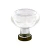 Emtek - Georgetown Glass Knob, 1-1/4 Inch -Plumb Tile emt86399us10b 27