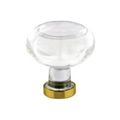 Emtek - Georgetown Glass Knob, 1-1/4 Inch -Plumb Tile emt86399us7 49
