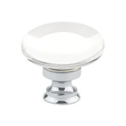 Emtek - Providence Glass Knob, Cabinet, 1-3/8 Inch 16 Emtek - Providence Glass Knob, Cabinet, 1-3/8 Inch -Plumb Tile emt86567us26 85